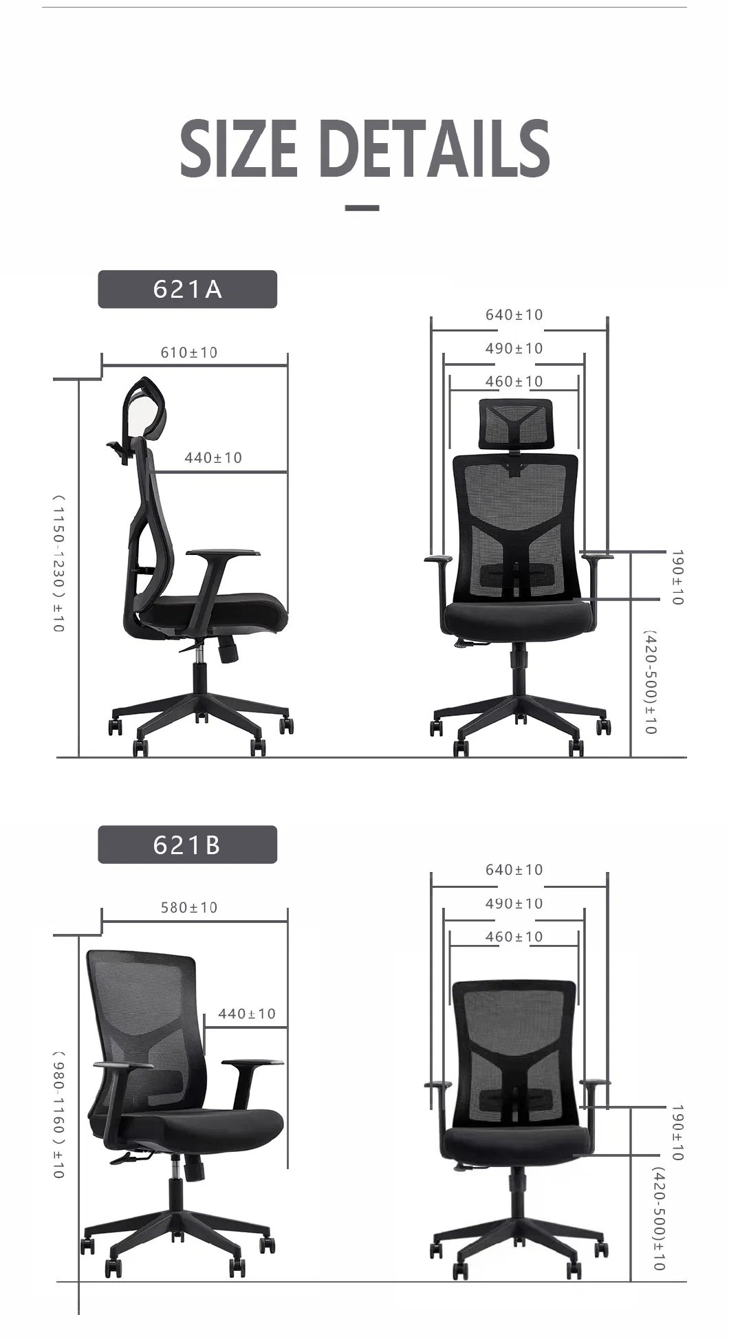 Basic Customization China Supplier Executive Computer Mesh Chair Ergonomic Swivel Office Chairs