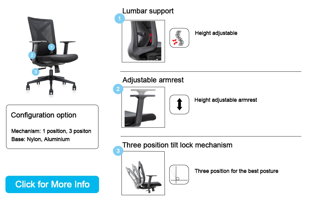 China Comfortable Executive Price Cheap Furniture Computer Designer Swivel Recliner Ergonomic Quality Fabric Office Chair